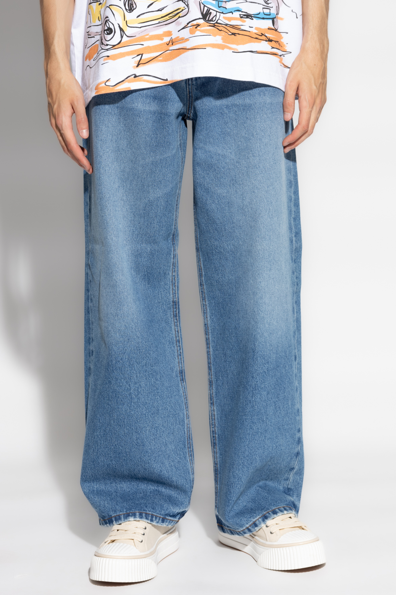 【関税&送料込】JACQUEMUS Jeans Blue Jacquemus Le de-Nîmes high-waist Cropped Jeans | Blue | FARFETCH